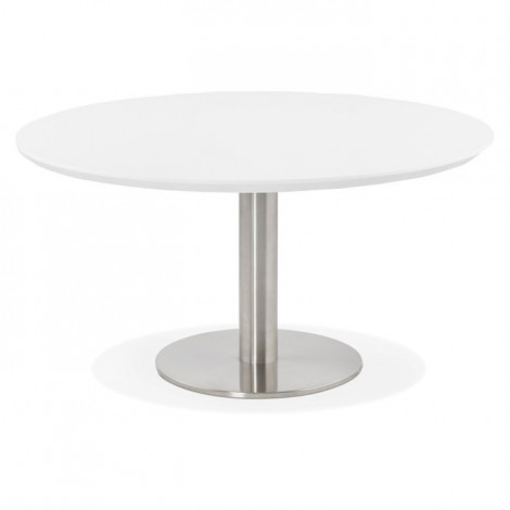 Table Basse Design "Ilma" 90cm Blanc|Table Basse|Paris Prix