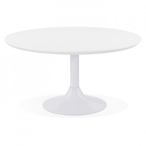 Table Basse "Kintana" 90cm Blanc|Table Basse|Paris Prix