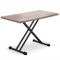 Table Basse Relevable "Becca" 120cm Chêne|Table Basse|Paris Prix