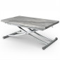 Table Basse Rectangulaire "Higher" 114cm Gris|Table Basse|Paris Prix