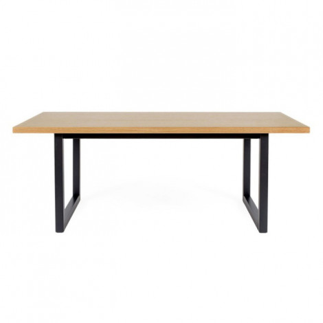 Table Basse Rectangulaire "Camden" 120cm Chêne & Noir|Table Basse|Paris Prix