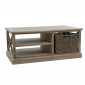 Table Basse 1 Panier "Catherine" 120cm Naturel|Table Basse|Paris Prix