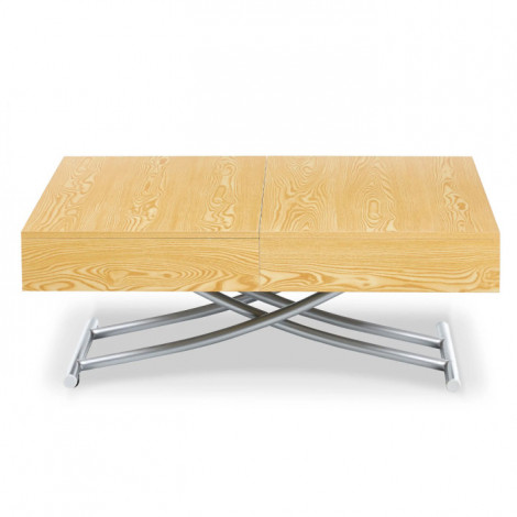 Table Basse Relevable "Lift" 120-190cm Chêne Clair|Table Basse|Paris Prix