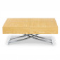 Table Basse Relevable "Lift" 120-190cm Chêne Clair|Table Basse|Paris Prix
