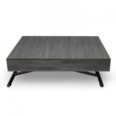 Table Basse Relevable "Lift" 120-190cm Gris|Table Basse|Paris Prix