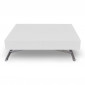 Table Basse Relevable "Lift" 120-190cm Blanc|Table Basse|Paris Prix