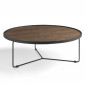 Table Basse Design "Andréa" 100cm Naturel & Noir|Table Basse|Paris Prix