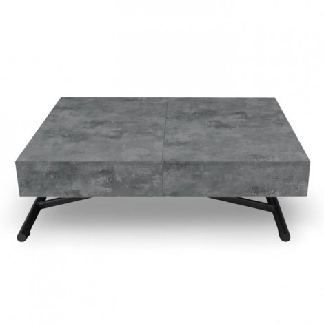 Table Basse Relevable "Lift" 120-190cm Béton|Table Basse|Paris Prix