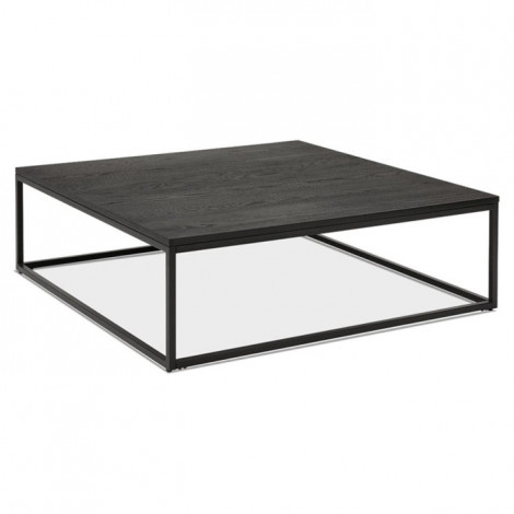 Table Basse Design en Bois "Bokaci" 110cm Noir|Table Basse|Paris Prix