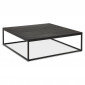 Table Basse Design en Bois "Bokaci" 110cm Noir|Table Basse|Paris Prix