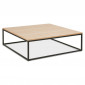 Table Basse Design en Bois "Bokaci" 110cm Naturel|Table Basse|Paris Prix