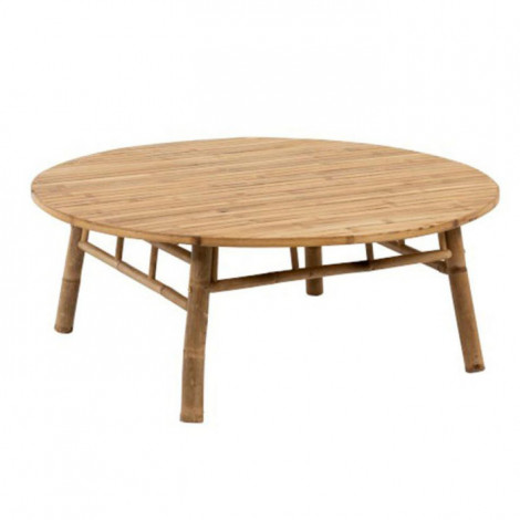 Table Basse en Bois "Bambou" 120cm Naturel|Table Basse|Paris Prix