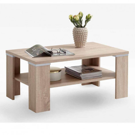 Table Basse Rectangulaire "Tiante" 100cm Naturel|Table Basse|Paris Prix