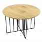Table Basse Ronde "Maverick" 70cm Naturel|Table Basse|Paris Prix