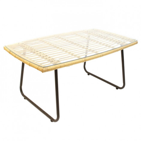 Table Basse Design "Surabaya" 95cm Naturel|Table Basse|Paris Prix