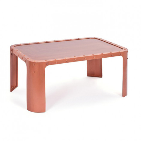 Table Basse Industrielle Métal "Wall" 110cm Cuivre|Table Basse|Paris Prix