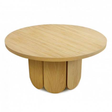 Table Basse Ronde Design "Soft" 78cm Naturel|Table Basse|Paris Prix