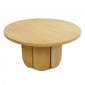 Table Basse Ronde Design "Soft" 78cm Naturel|Table Basse|Paris Prix