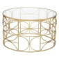 Table Basse Ronde Design "Suite" 71cm Or|Table Basse|Paris Prix