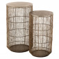 Lot de 2 Tables Gigognes "Freyo" 70cm Bronze|Table Basse|Paris Prix