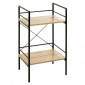 Table d'Appoint 2 Niveaux "Fidelo" 62cm Chêne|Table Basse|Paris Prix