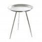 Table d'Appoint Design "Viledo" 47cm Argent|Table Basse|Paris Prix