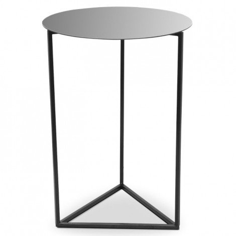Table d'Appoint Design "Zeliana" 79cm Noir|Table Basse|Paris Prix