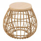 Table d'Appoint Design "Panier" 50cm Naturel|Table Basse|Paris Prix