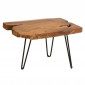 Table d'Appoint en Teck "Manuel" 60cm Marron|Table Basse|Paris Prix