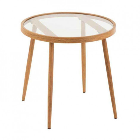 Table Gigogne Design "Fuolas" 50cm Naturel|Table Basse|Paris Prix