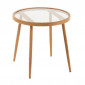 Table Gigogne Design "Fuolas" 50cm Naturel|Table Basse|Paris Prix