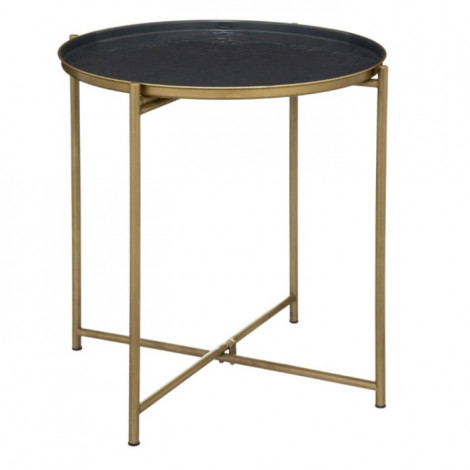 Table à Café Déco "Midnight Garden" 50cm Gris|Table Basse|Paris Prix