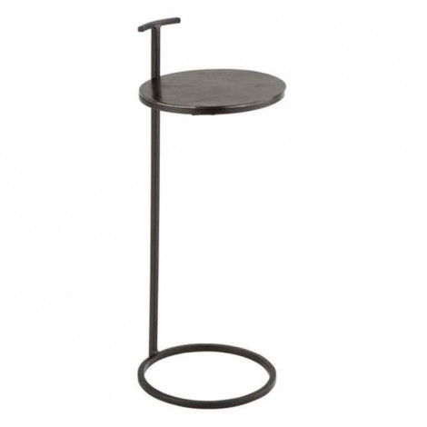 Table d'Appoint Design en Métal "Toni" 65cm Noir|Table Basse|Paris Prix