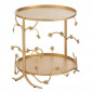 Table d'Appoint en Métal "Curama" 49cm Or|Table Basse|Paris Prix