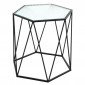 Table d'Appoint Design "Ondulé" 46cm Noir|Table Basse|Paris Prix