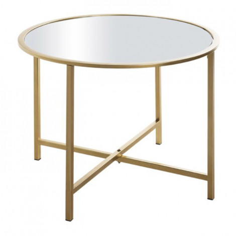 Table d'Appoint Design "Miroir" 60cm Or|Table Basse|Paris Prix