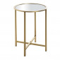 Table d'Appoint Design "Miroir" 53cm Or|Table Basse|Paris Prix