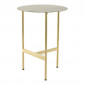 Table d'Appoint Ronde Design "Pema" 54cm Or|Table Basse|Paris Prix