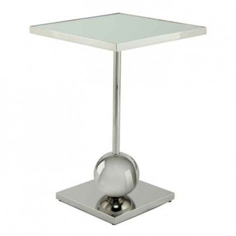 Table d'Appoint Design "Leva" 62cm Argent|Table Basse|Paris Prix