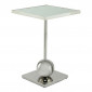 Table d'Appoint Design "Leva" 62cm Argent|Table Basse|Paris Prix