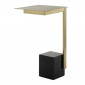 Table d'Appoint Design "Rocio" 56cm Noir & Or|Table Basse|Paris Prix