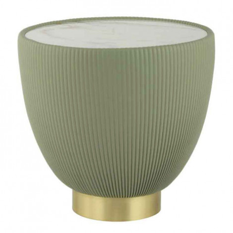 Table d'Appoint Design "Jokai" 47cm Vert & Or|Table Basse|Paris Prix