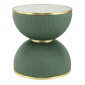 Table d'Appoint Design "Jokai" 51cm Vert & Or|Table Basse|Paris Prix