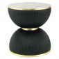 Table d'Appoint Design "Jokai" 51cm Noir & Or|Table Basse|Paris Prix
