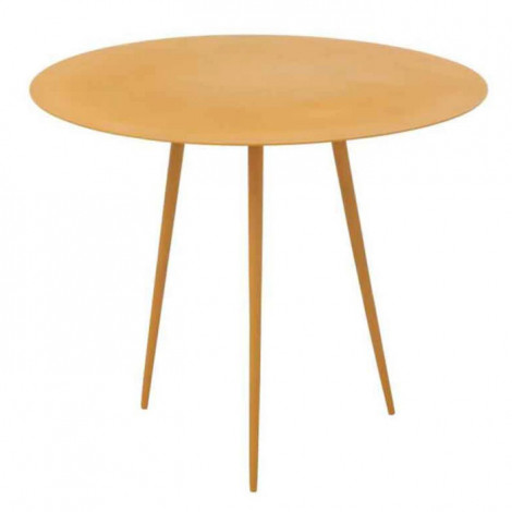 Table Ronde Gigogne Design "Vicky" 56cm Ocre|Table Basse|Paris Prix
