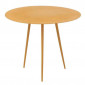 Table Ronde Gigogne Design "Vicky" 56cm Ocre|Table Basse|Paris Prix