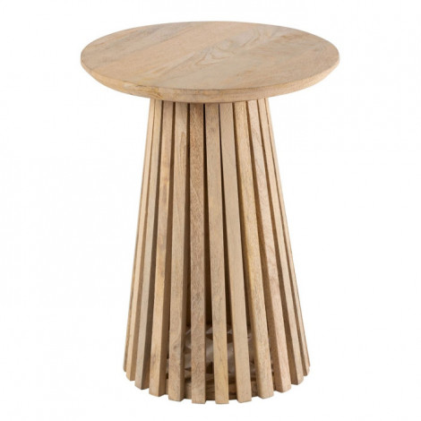 Table d'Appoint Design en Bois "Vincent" 40cm Naturel|Table Basse|Paris Prix