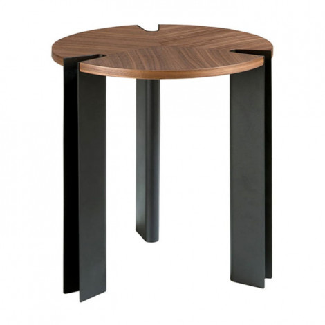 Table d'Appoint Design "Hank" 50cm Marron|Table Basse|Paris Prix