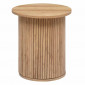 Table d'Appoint Design "Colva" 50cm Beige|Table Basse|Paris Prix