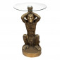 Table d'Appoint Design "Wild Monkey" 52cm Or|Table Basse|Paris Prix